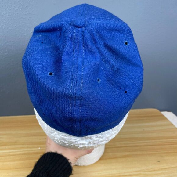 MLB Atlanta Braves Sports Specialties Men’s 7 1/8 Blue Cap Vintage - Picture 4 of 13